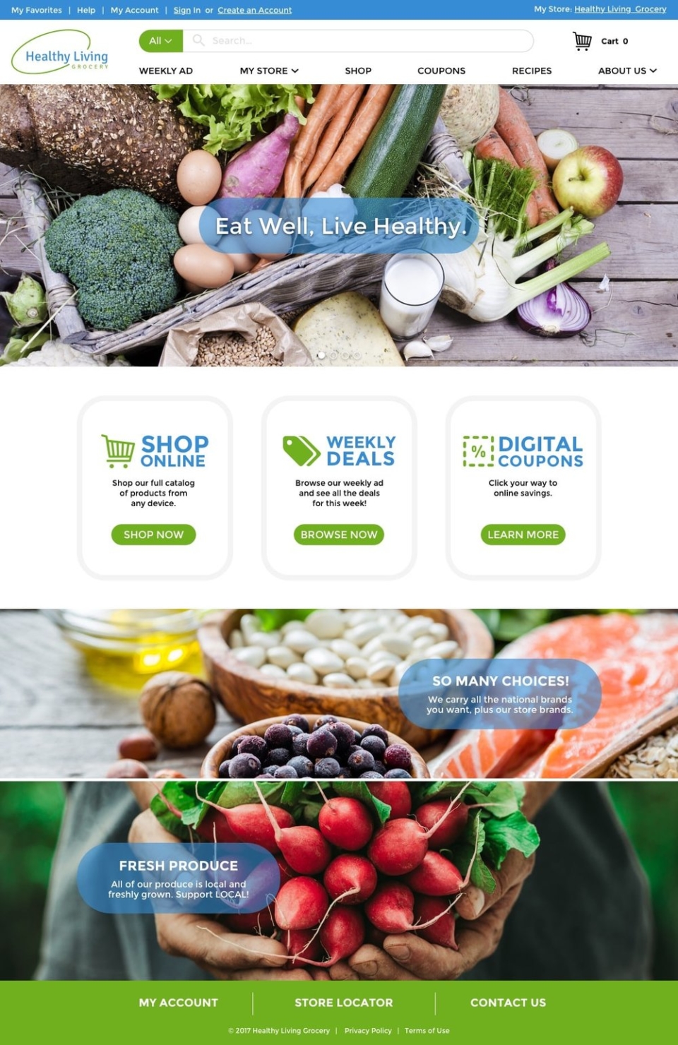 Freshop Themes: Healthy Living